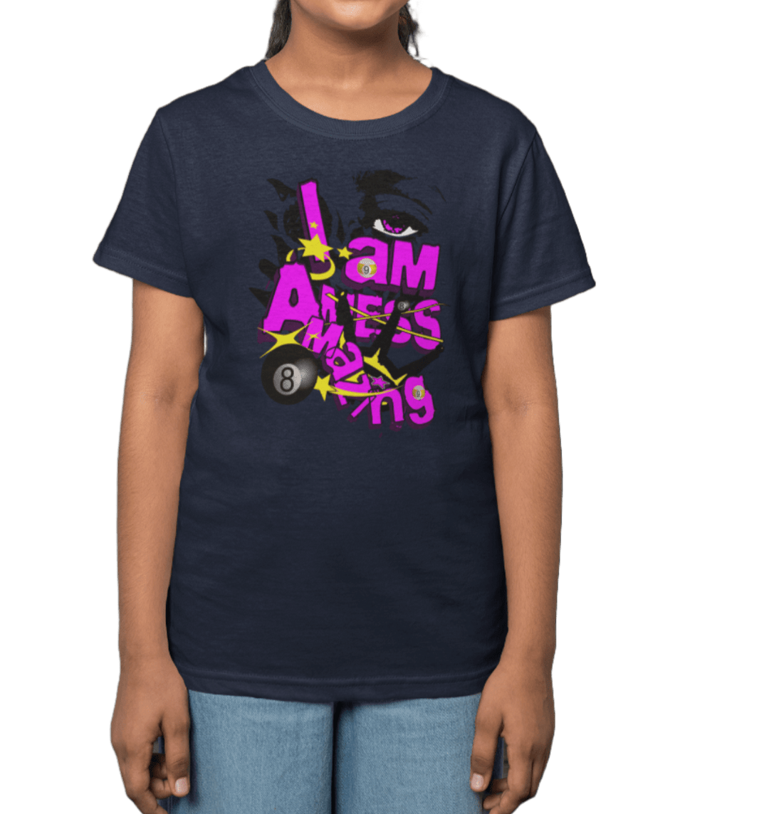 I am a mess-amazing - Youth Cotton Tee - BFLY BILLIARDS