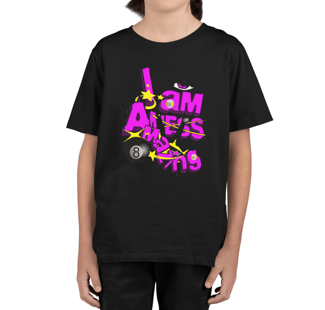I am a mess-amazing - Youth Cotton Tee - BFLY BILLIARDS