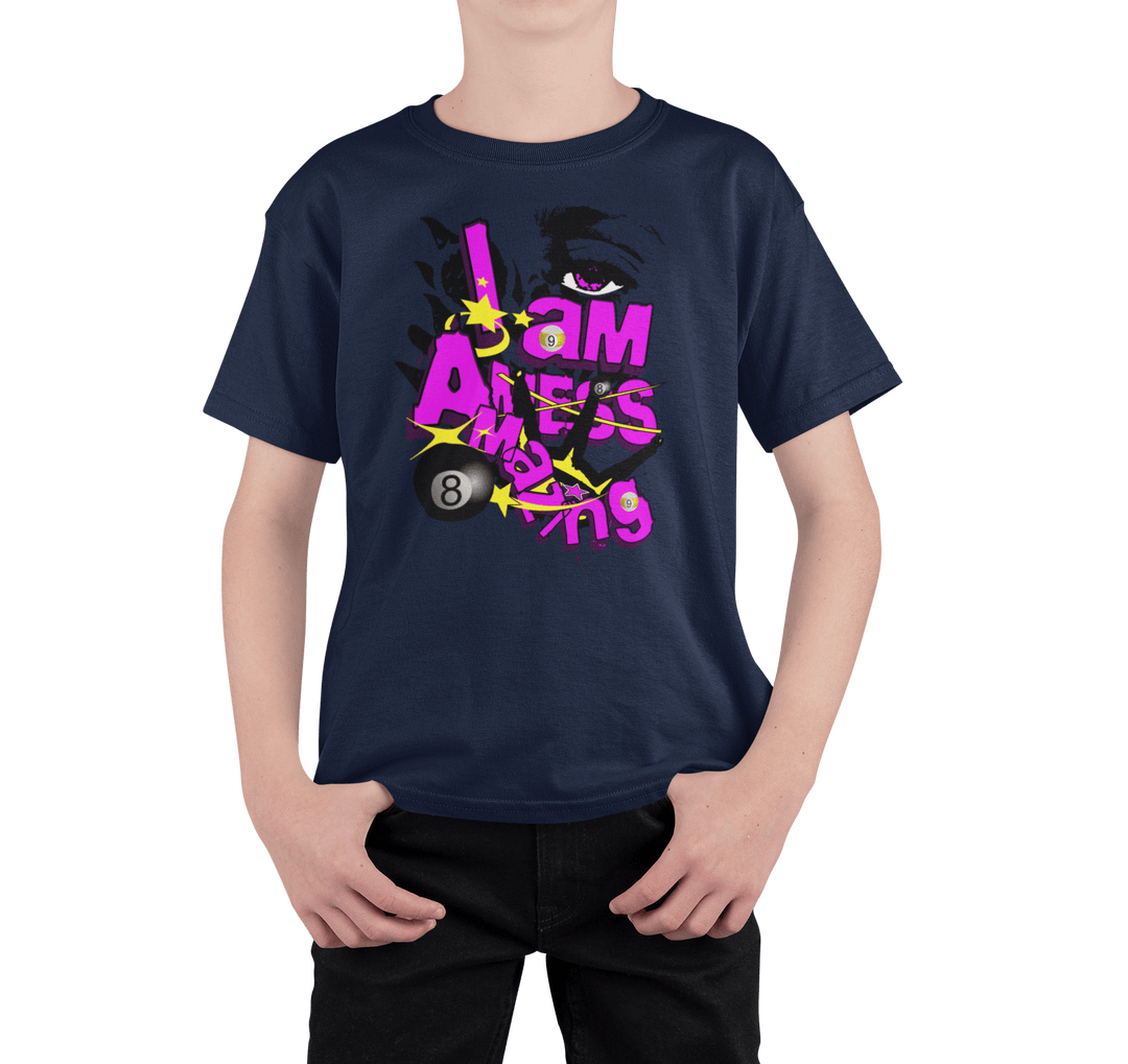I am a mess-amazing - Youth Cotton Tee - BFLY BILLIARDS