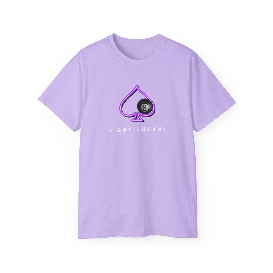 I Got Lucky - 8 Ball Billiards - Unisex Cotton T-Shirt - BFLY BILLIARDS