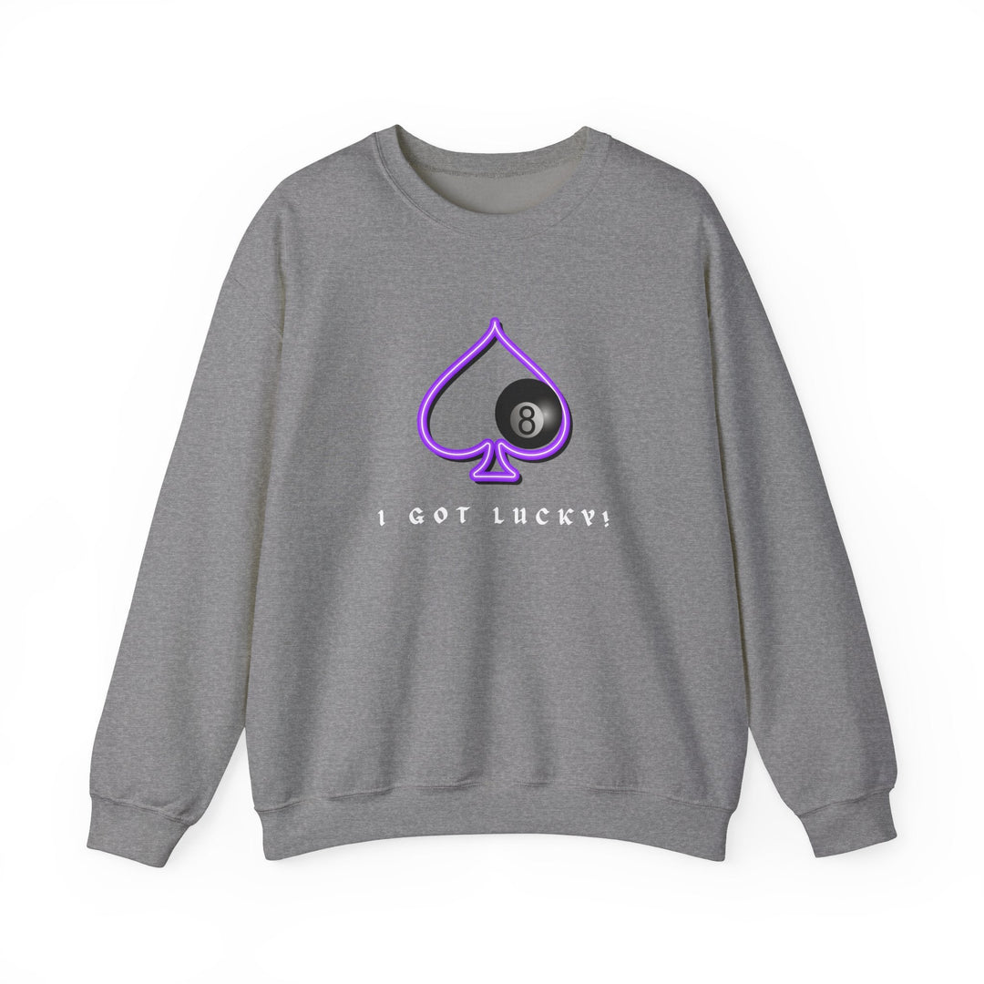 I Got Lucky - 8 Ball Billiards - Unisex Crewneck Sweatshirt - BFLY BILLIARDS