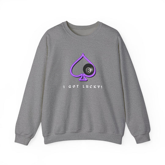 I Got Lucky - 8 Ball Billiards - Unisex Crewneck Sweatshirt - BFLY BILLIARDS