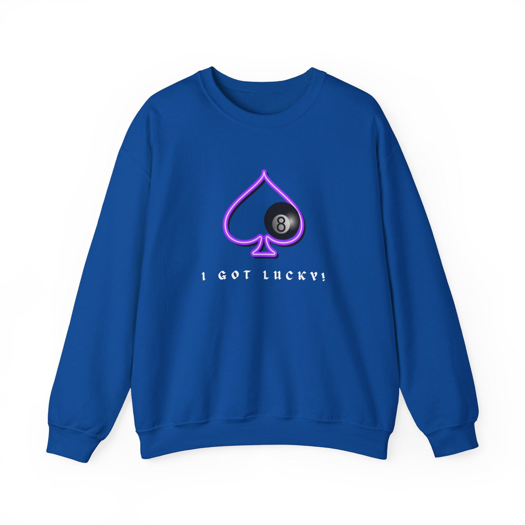 I Got Lucky - 8 Ball Billiards - Unisex Crewneck Sweatshirt - BFLY BILLIARDS