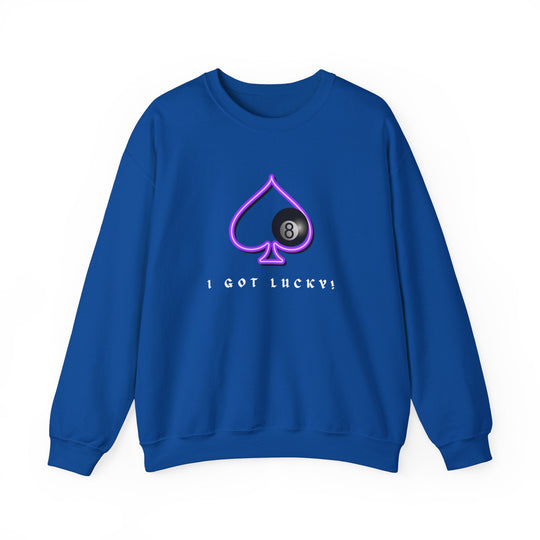 I Got Lucky - 8 Ball Billiards - Unisex Crewneck Sweatshirt - BFLY BILLIARDS