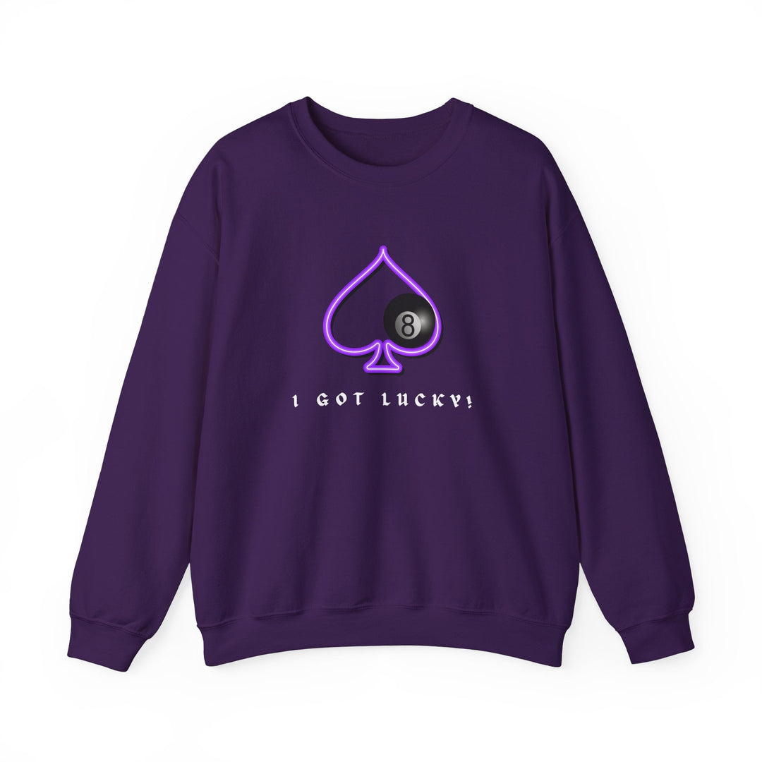 I Got Lucky - 8 Ball Billiards - Unisex Crewneck Sweatshirt - BFLY BILLIARDS