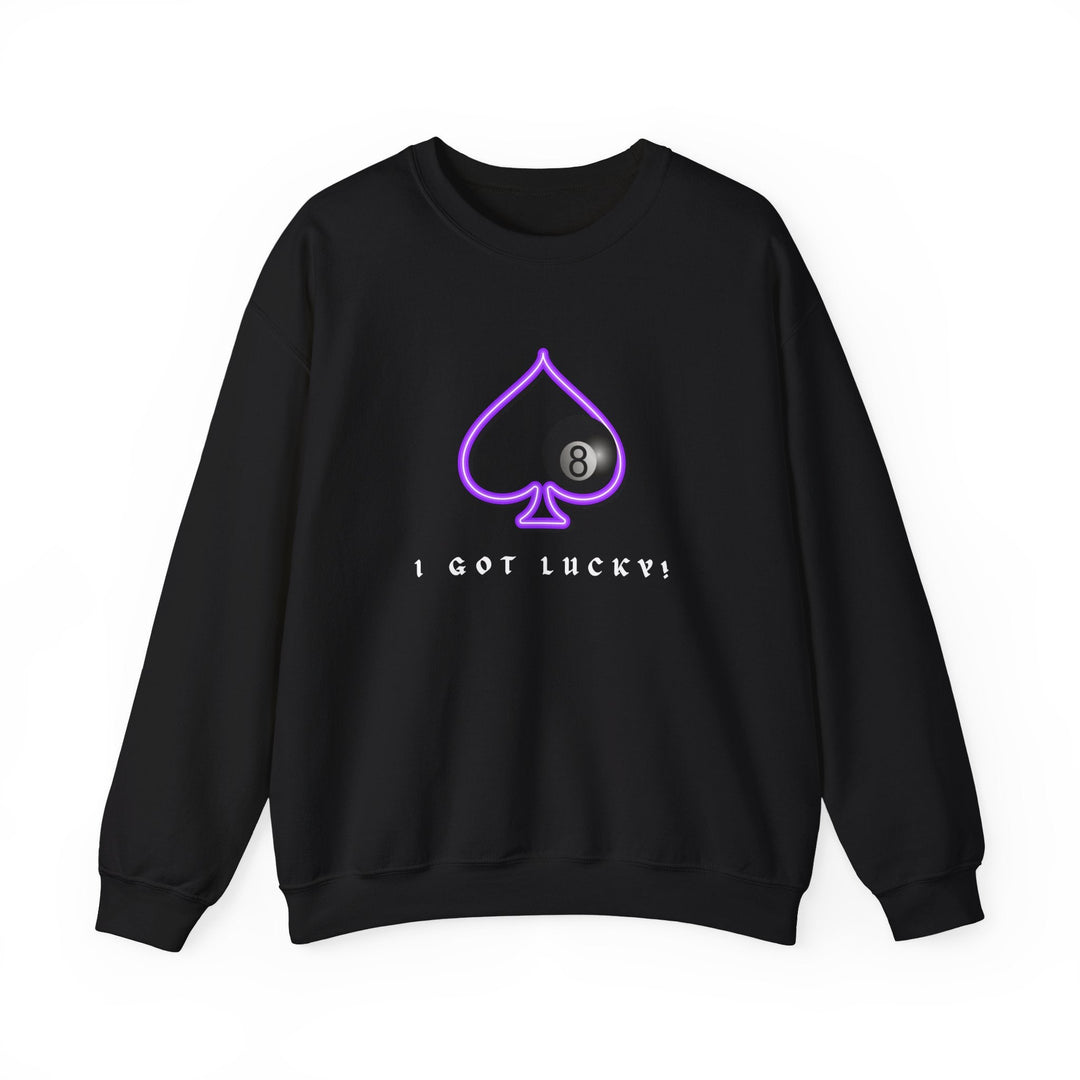 I Got Lucky - 8 Ball Billiards - Unisex Crewneck Sweatshirt - BFLY BILLIARDS