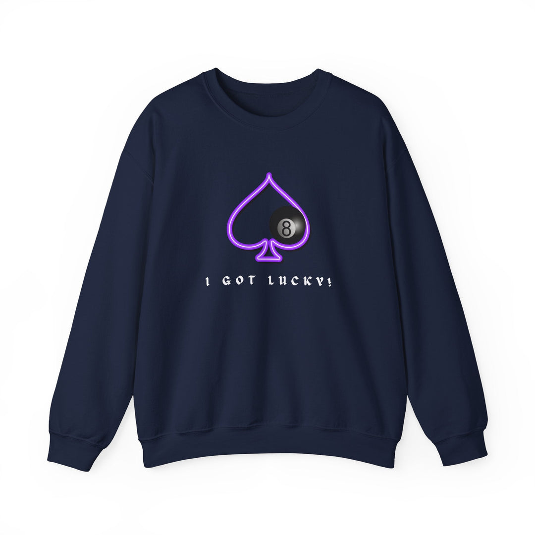 I Got Lucky - 8 Ball Billiards - Unisex Crewneck Sweatshirt - BFLY BILLIARDS