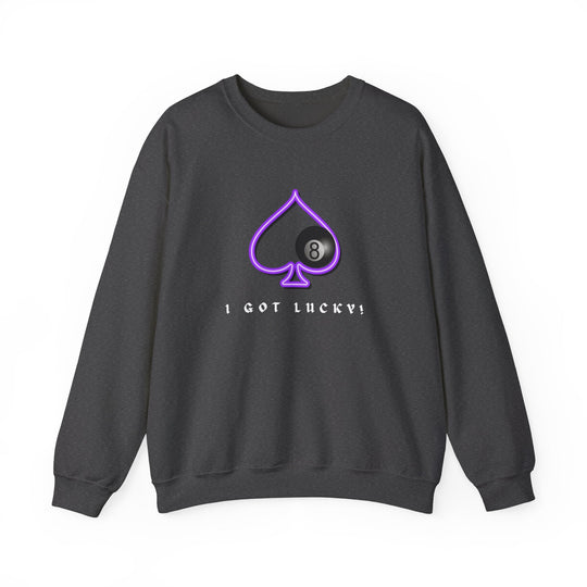 I Got Lucky - 8 Ball Billiards - Unisex Crewneck Sweatshirt - BFLY BILLIARDS