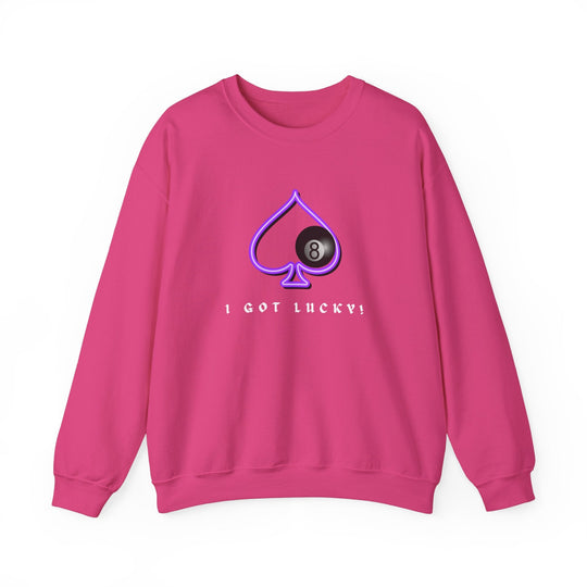I Got Lucky - 8 Ball Billiards - Unisex Crewneck Sweatshirt - BFLY BILLIARDS