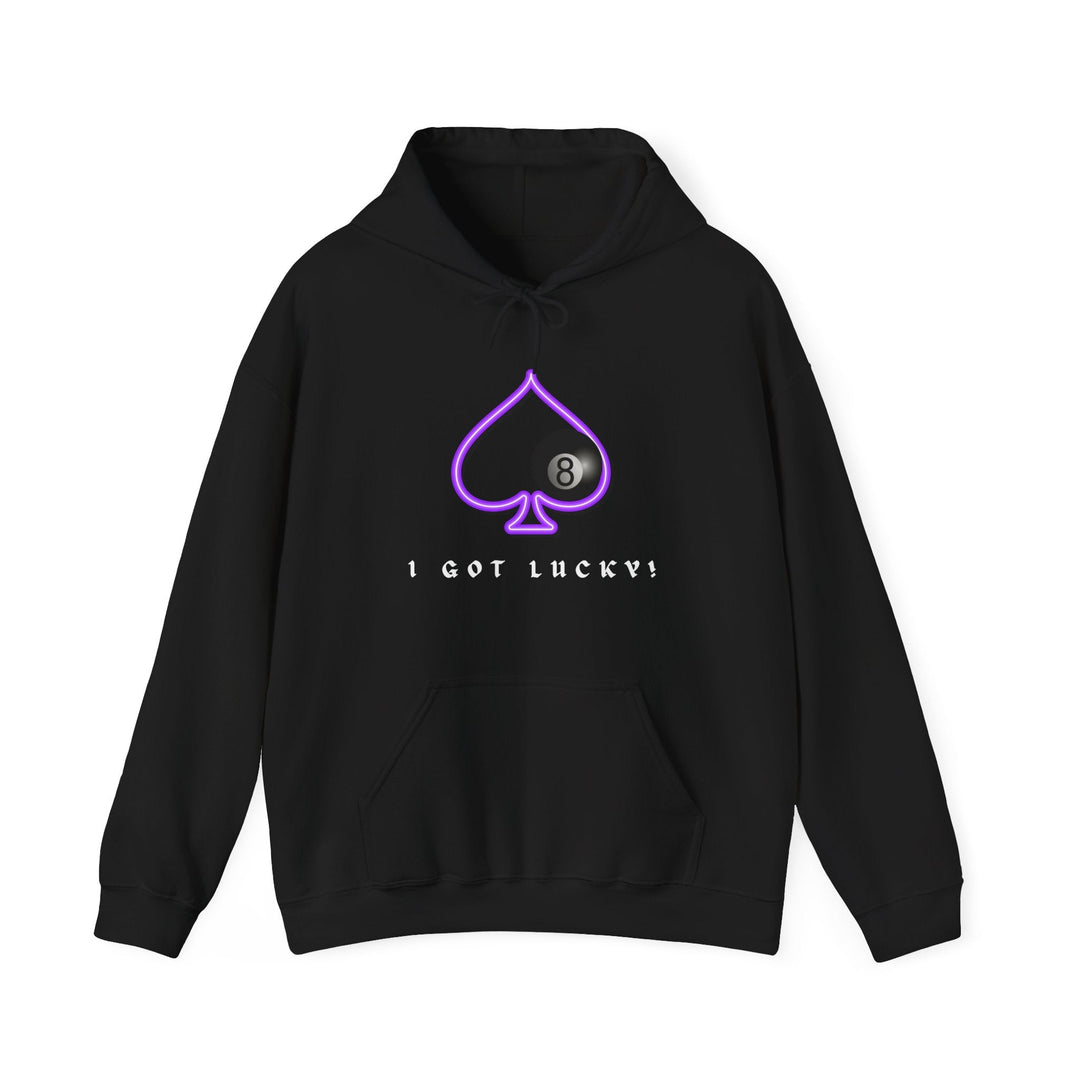 I Got Lucky - 8 Ball Billiards - Unisex Pullover Hoodie - BFLY BILLIARDS
