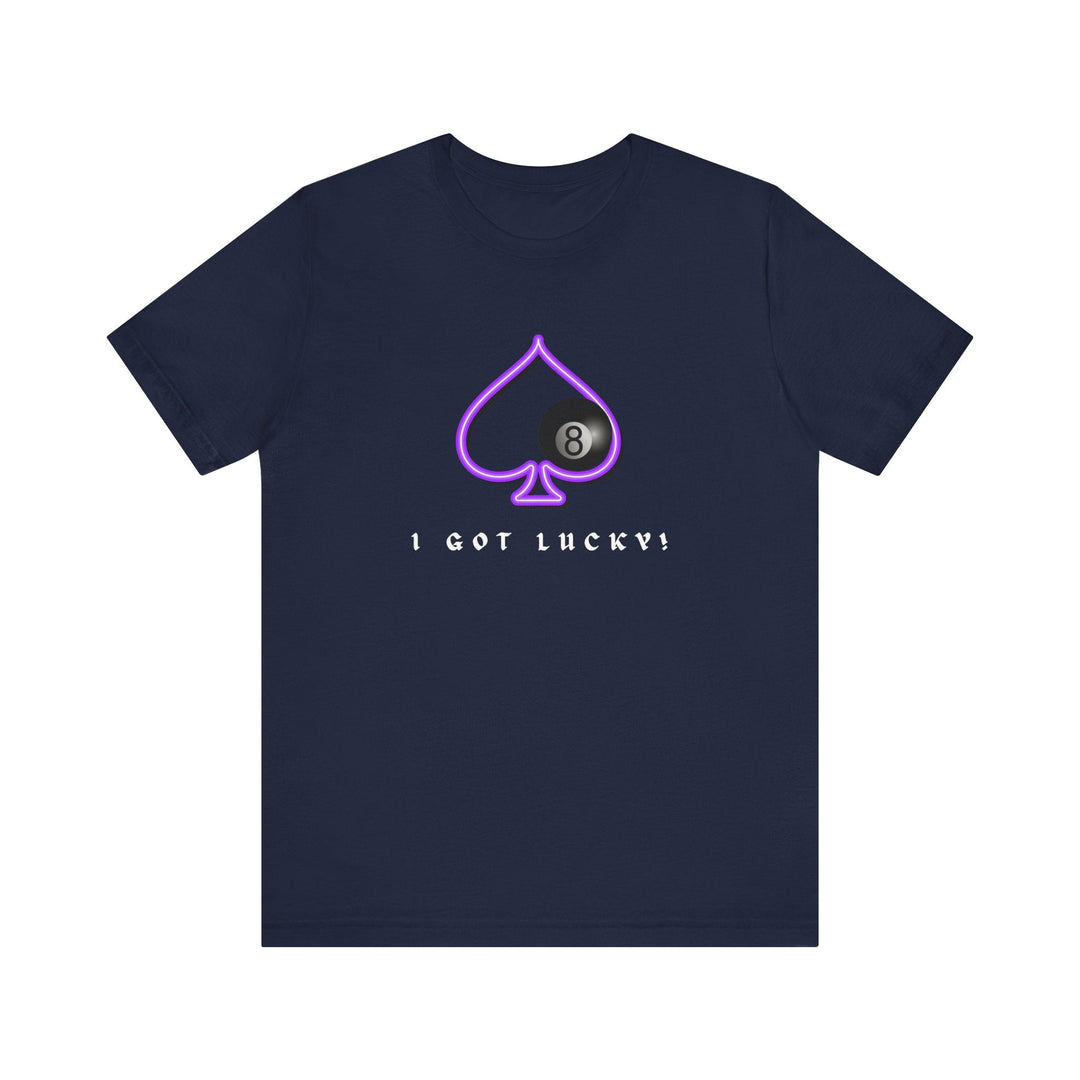 I Got Lucky - 8 Ball Billiards - Unisex Softstyle Tee - BFLY BILLIARDS