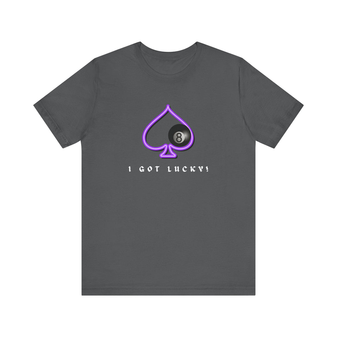 I Got Lucky - 8 Ball Billiards - Unisex Softstyle Tee - BFLY BILLIARDS