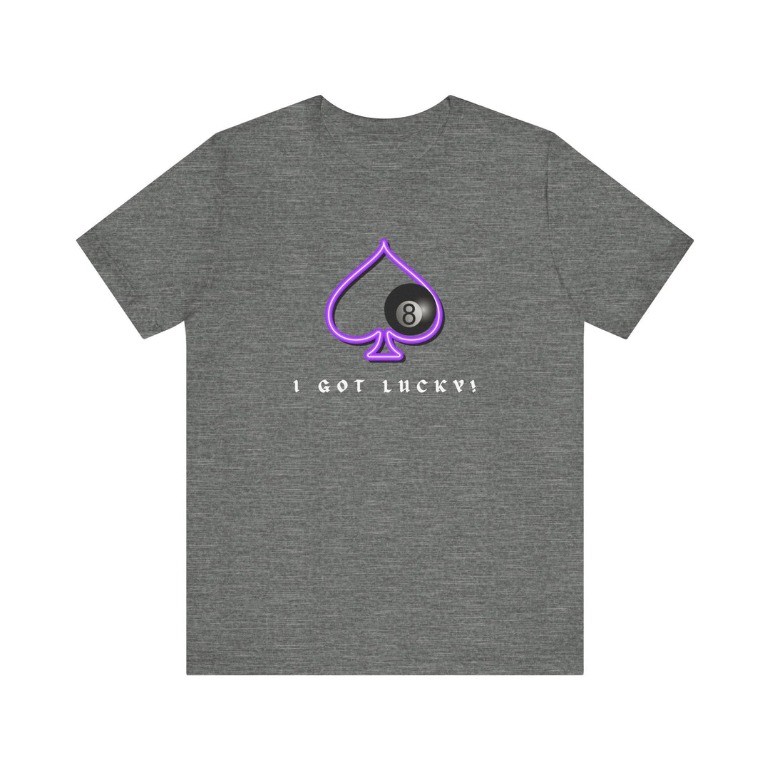 I Got Lucky - 8 Ball Billiards - Unisex Softstyle Tee - BFLY BILLIARDS