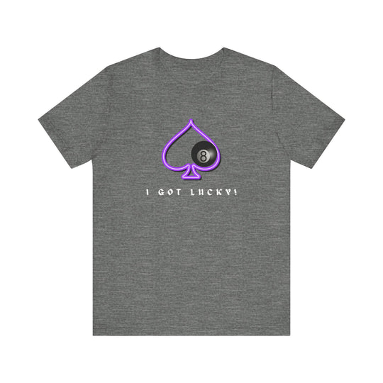 I Got Lucky - 8 Ball Billiards - Unisex Softstyle Tee - BFLY BILLIARDS
