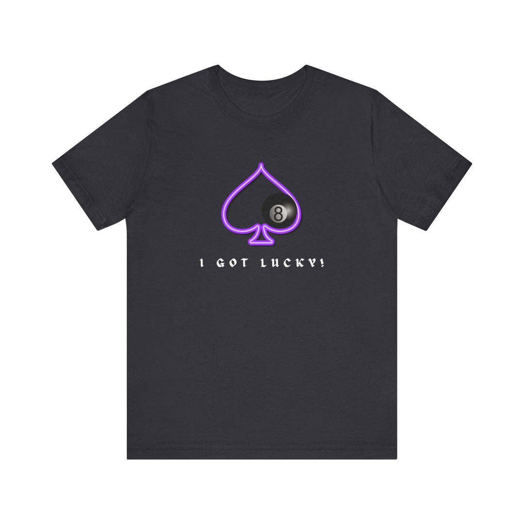 I Got Lucky - 8 Ball Billiards - Unisex Softstyle Tee - BFLY BILLIARDS