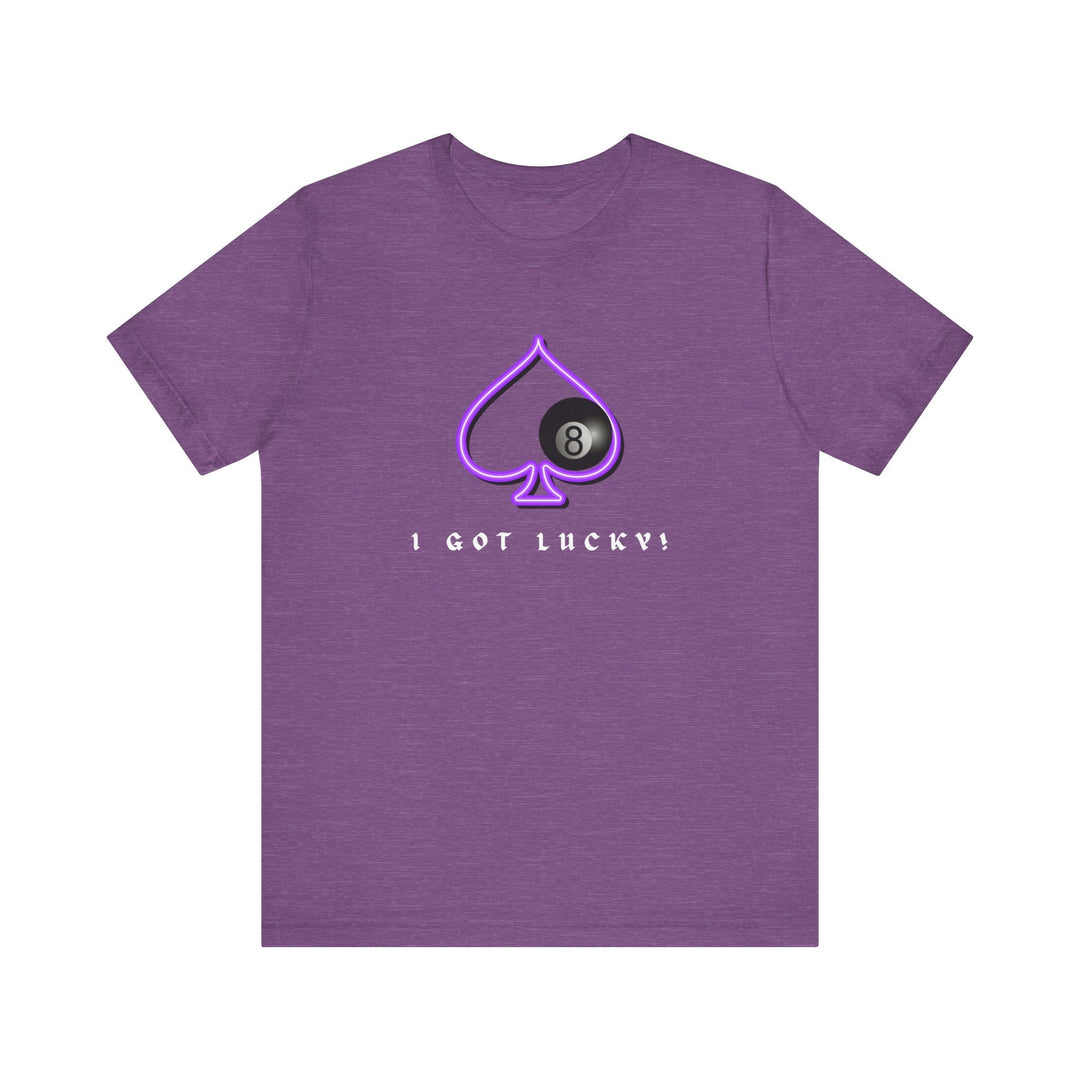 I Got Lucky - 8 Ball Billiards - Unisex Softstyle Tee - BFLY BILLIARDS