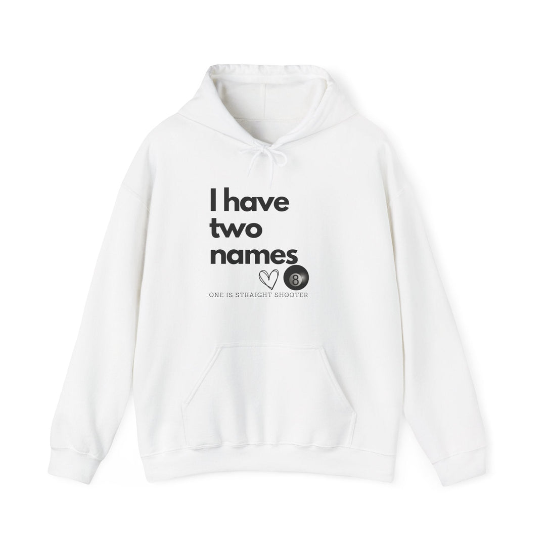 I have Two Names - 8 Ball - Unisex Pullover Hoodie - BFLY BILLIARDS