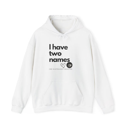 I have Two Names - 8 Ball - Unisex Pullover Hoodie - BFLY BILLIARDS