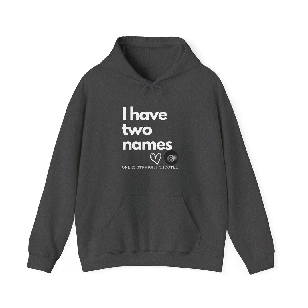 I have Two Names - 8 Ball - Unisex Pullover Hoodie - BFLY BILLIARDS