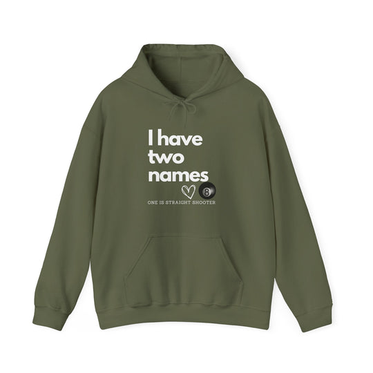 I have Two Names - 8 Ball - Unisex Pullover Hoodie - BFLY BILLIARDS