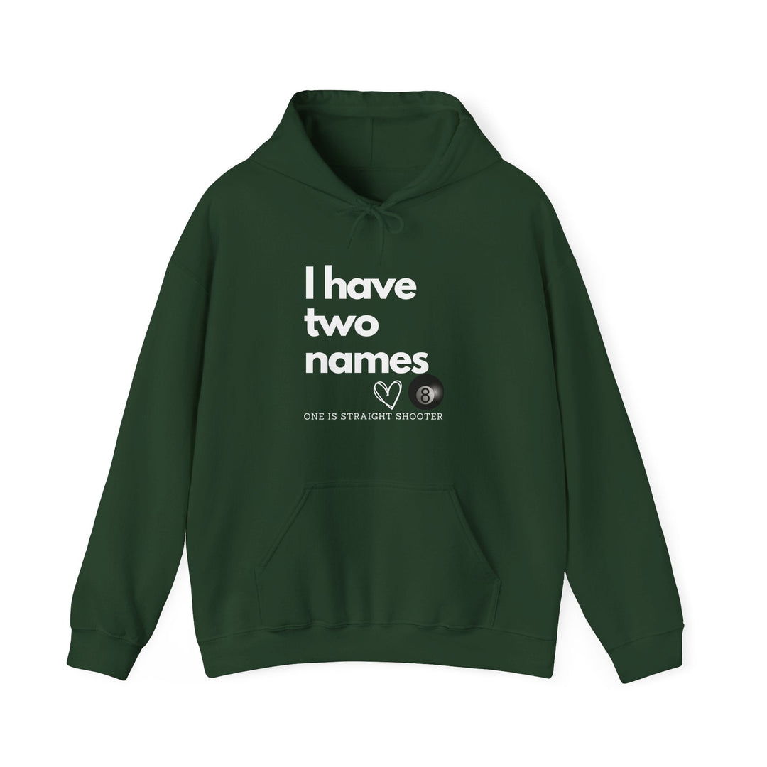 I have Two Names - 8 Ball - Unisex Pullover Hoodie - BFLY BILLIARDS