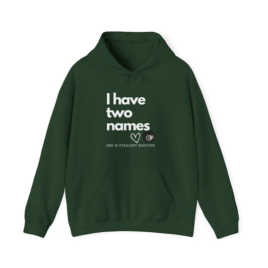 I have Two Names - 8 Ball - Unisex Pullover Hoodie - BFLY BILLIARDS