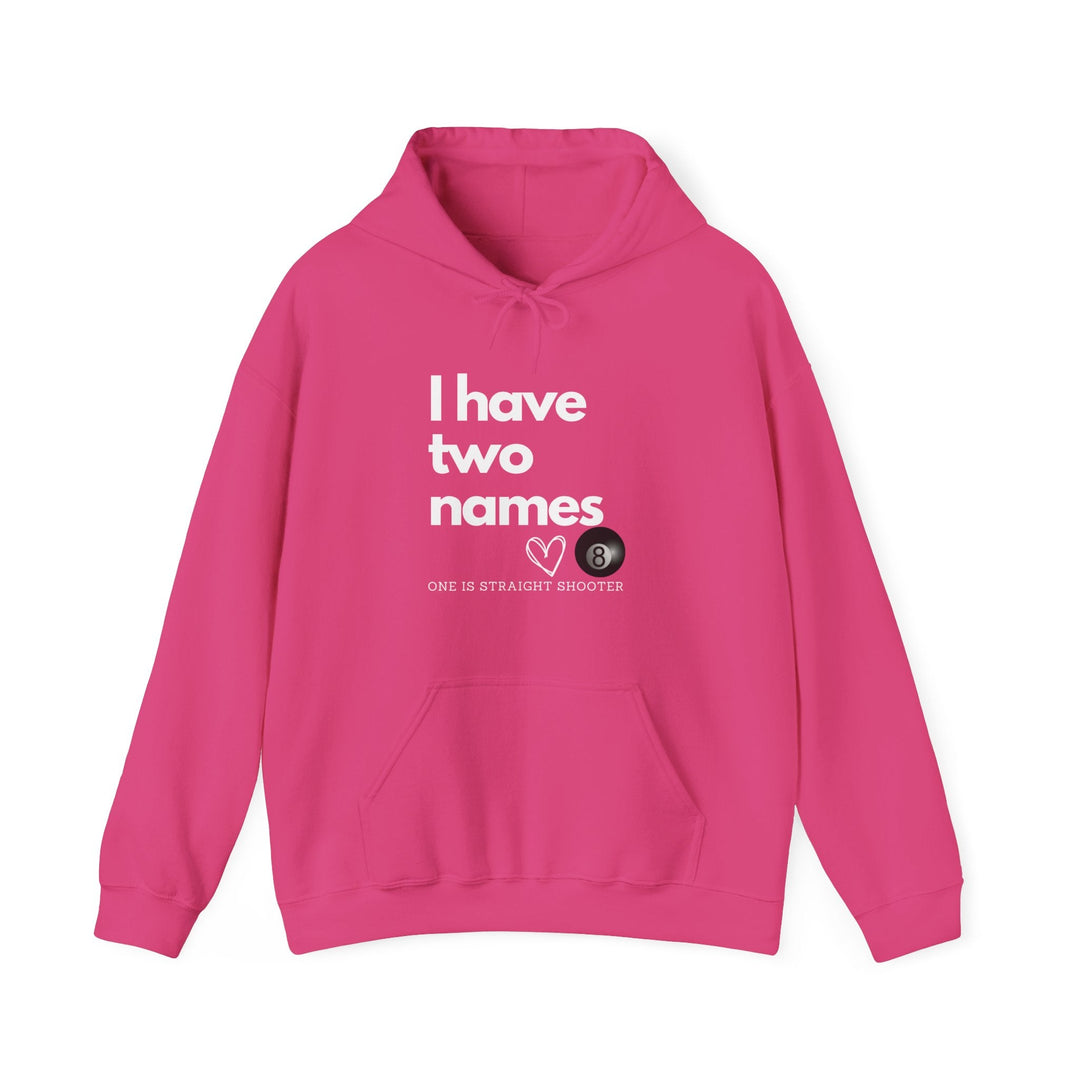 I have Two Names - 8 Ball - Unisex Pullover Hoodie - BFLY BILLIARDS