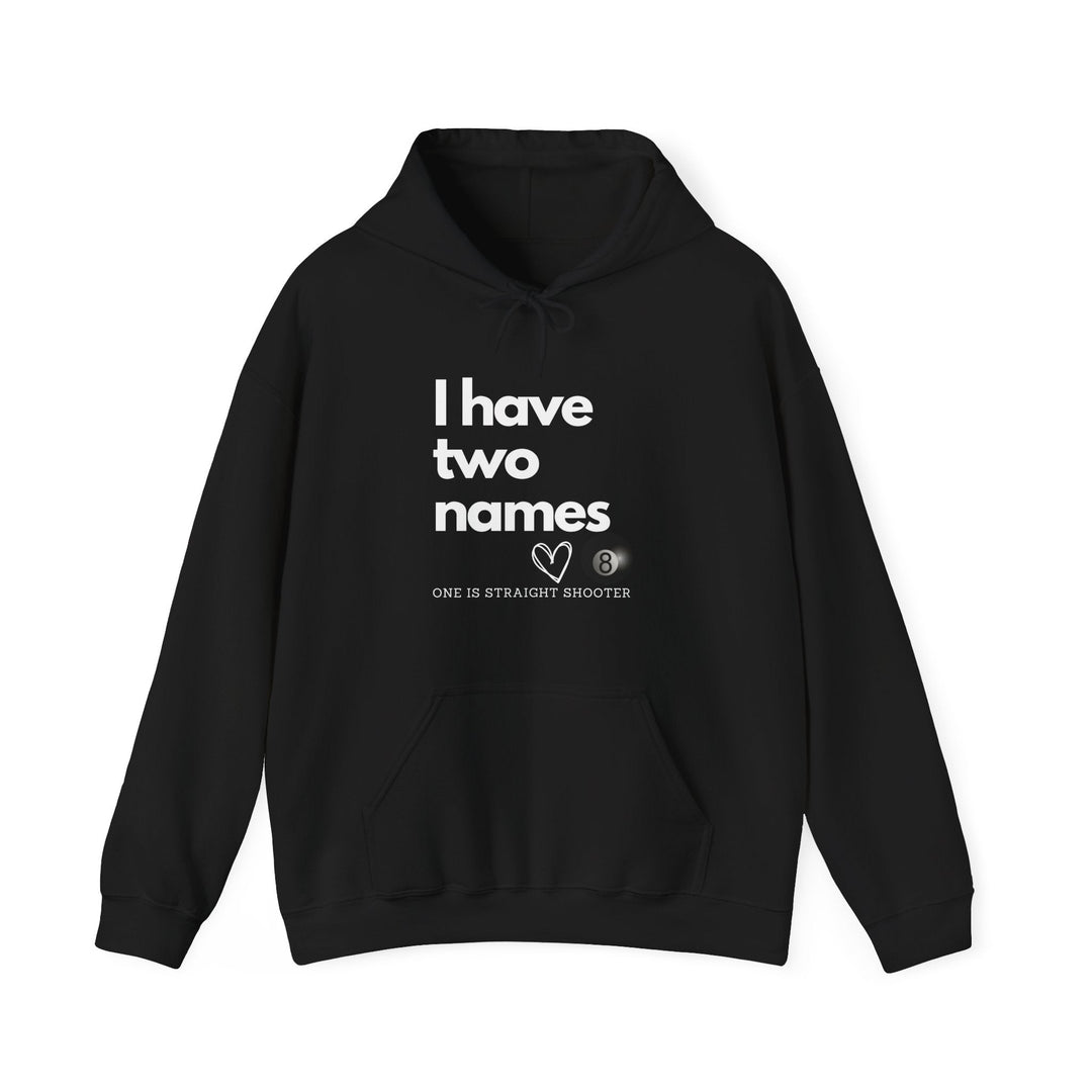 I have Two Names - 8 Ball - Unisex Pullover Hoodie - BFLY BILLIARDS