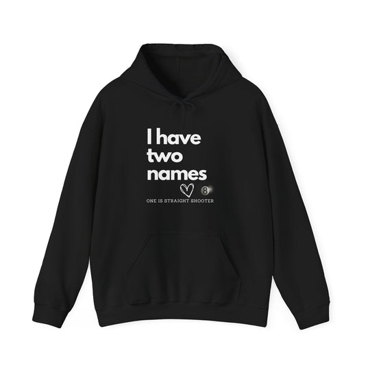 I have Two Names - 8 Ball - Unisex Pullover Hoodie - BFLY BILLIARDS