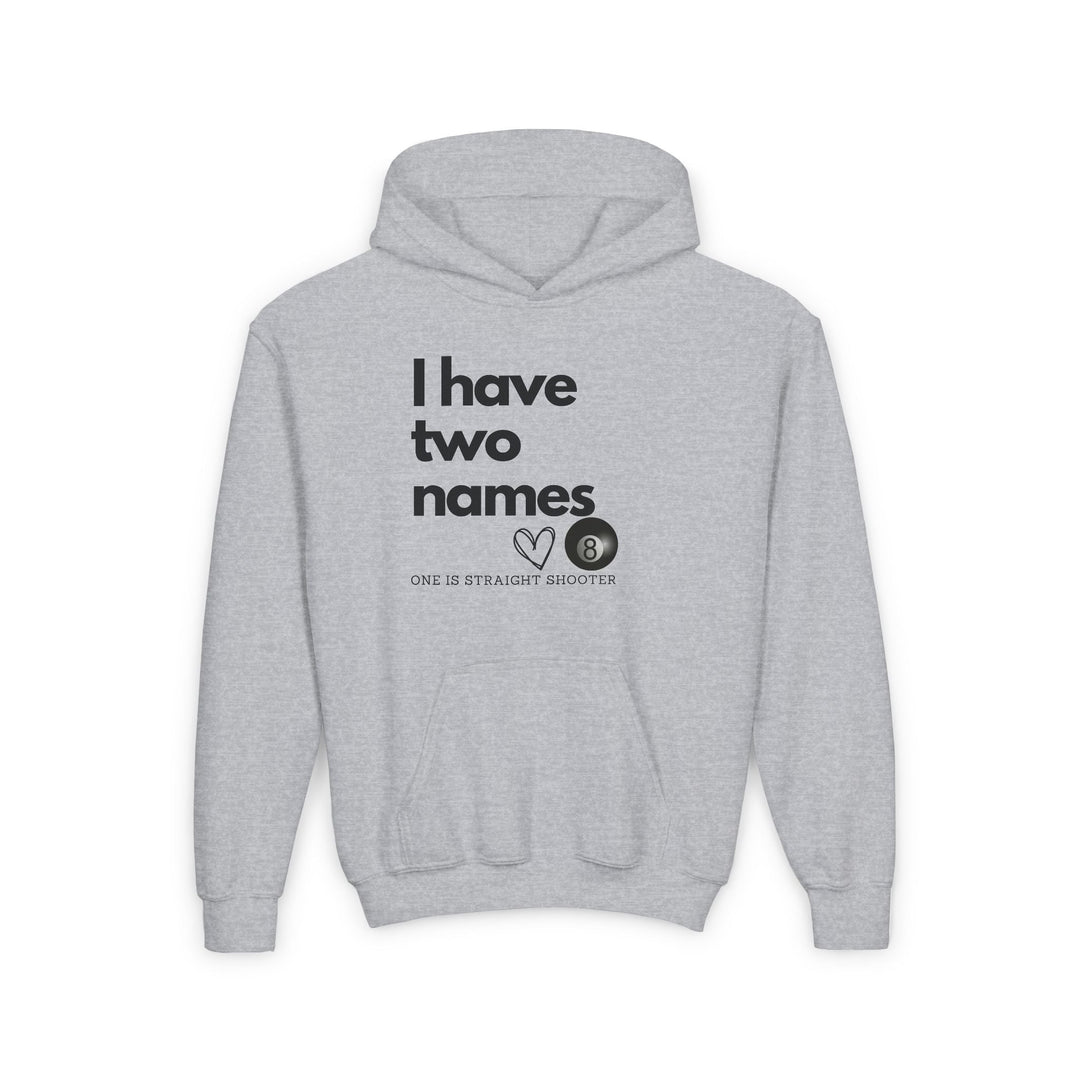 I have Two Names - 8 Ball - Unisex Youth Pullover Hoodie - BFLY BILLIARDS