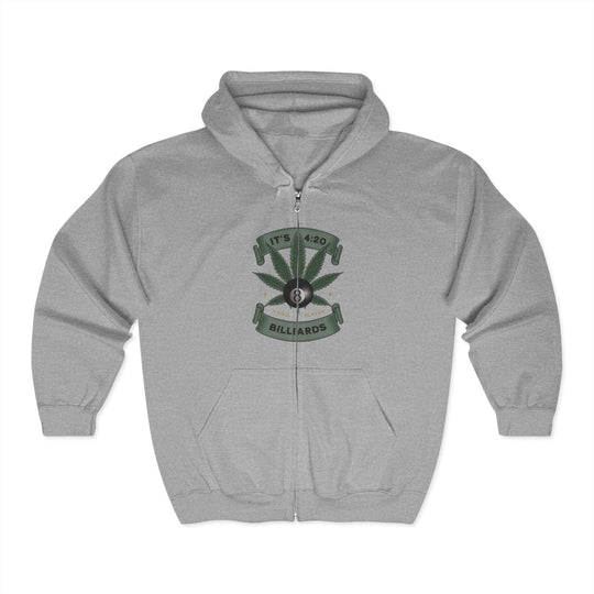 It's 4:20 - Billiards 8 Ball Player - Full Zip Hoodie - BFLY BILLIARDS