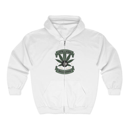 It's 4:20 - Billiards 8 Ball Player - Full Zip Hoodie - BFLY BILLIARDS