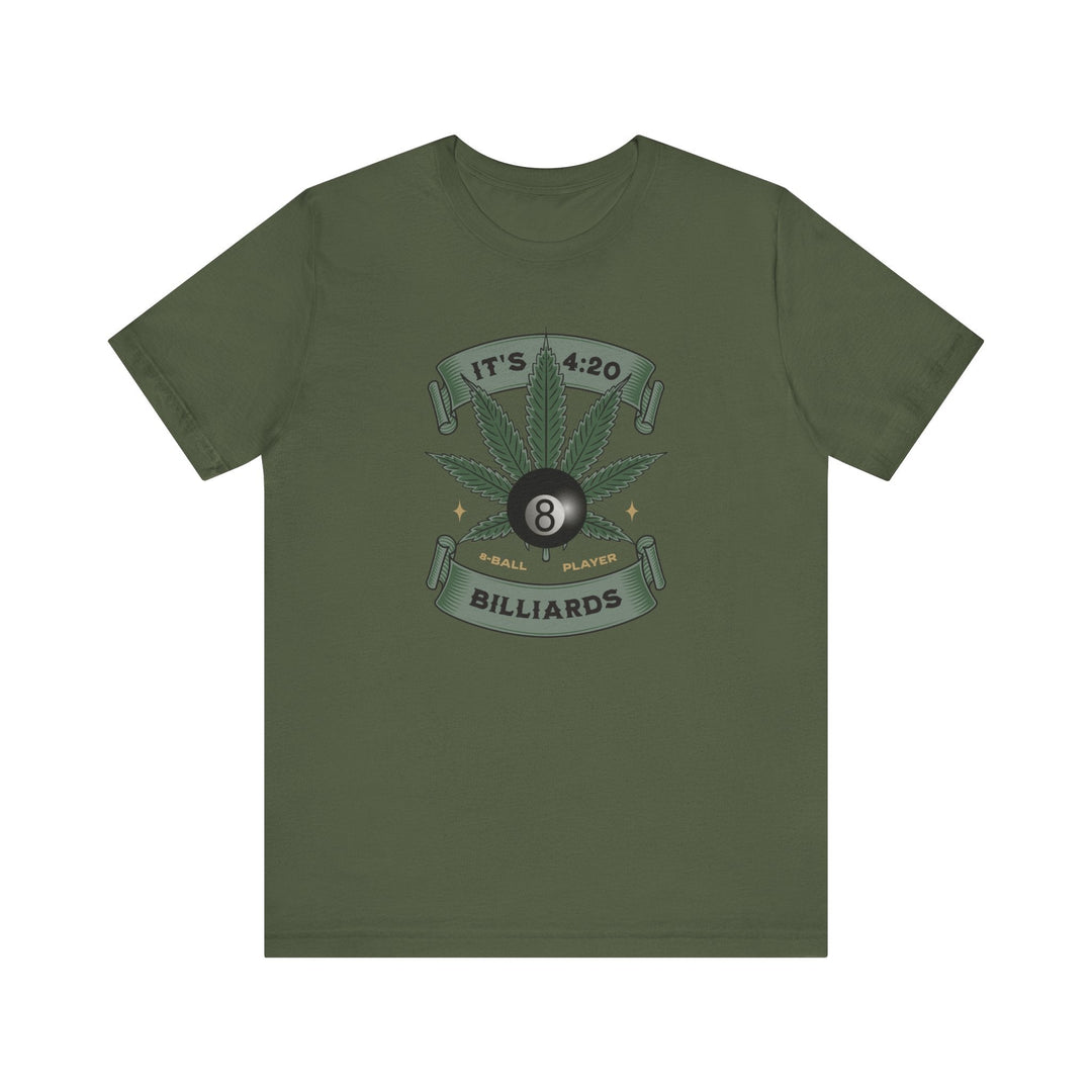 It's 4:20 - Billiards 8 Ball Player - Unisex Softstyle Tee - BFLY BILLIARDS