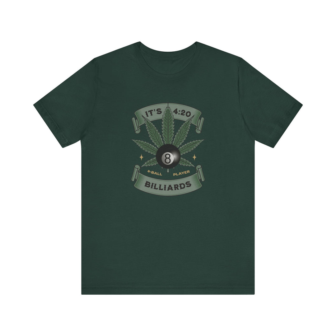 It's 4:20 - Billiards 8 Ball Player - Unisex Softstyle Tee - BFLY BILLIARDS