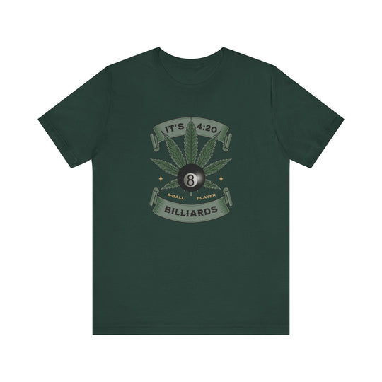 It's 4:20 - Billiards 8 Ball Player - Unisex Softstyle Tee - BFLY BILLIARDS