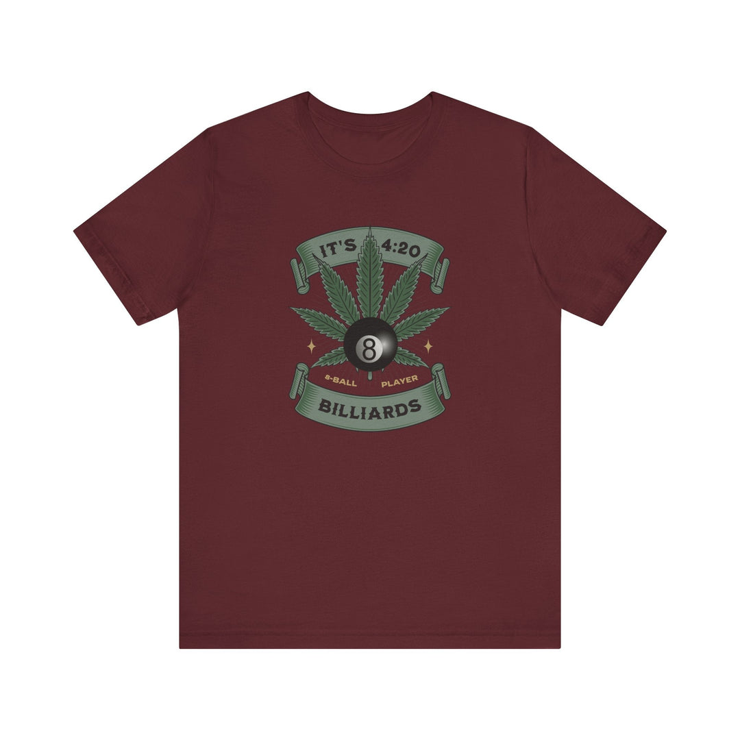 It's 4:20 - Billiards 8 Ball Player - Unisex Softstyle Tee - BFLY BILLIARDS