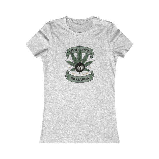 It's 4:20 - Billiards 8 Ball Player - Women's Fitted Tee - BFLY BILLIARDS