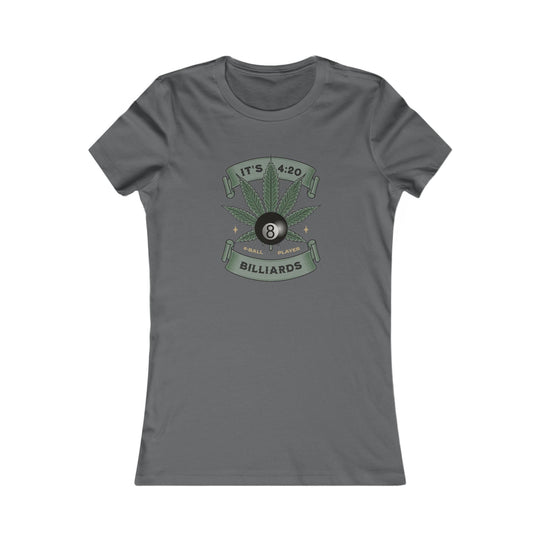 It's 4:20 - Billiards 8 Ball Player - Women's Fitted Tee - BFLY BILLIARDS