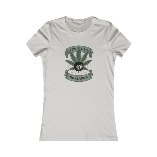 It's 4:20 - Billiards 8 Ball Player - Women's Fitted Tee - BFLY BILLIARDS