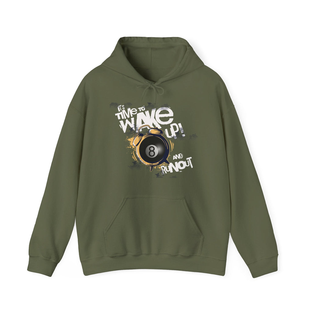 It's time to wake up and run out! - Unisex Pullover Hoodie - BFLY BILLIARDS