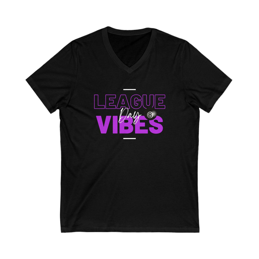 League Day Vibes - Unisex V - Neck Tee - BFLY BILLIARDS