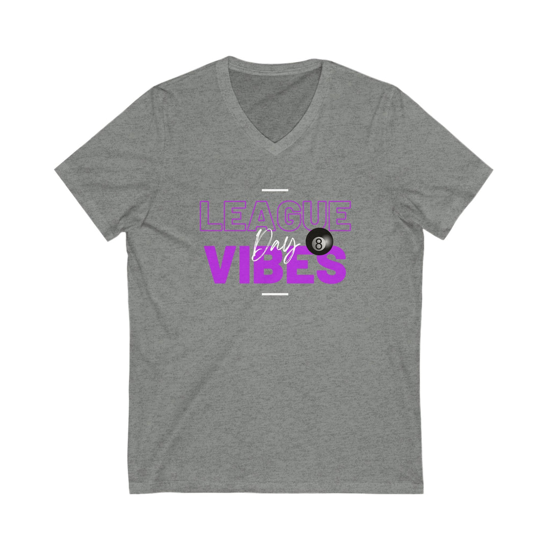 League Day Vibes - Unisex V - Neck Tee - BFLY BILLIARDS