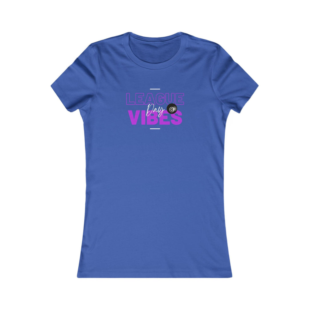 League Day Vibes - Women's Fitted Tee - BFLY BILLIARDS