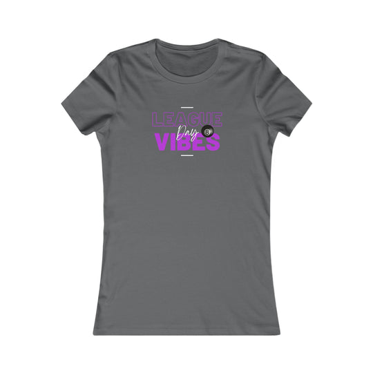 League Day Vibes - Women's Fitted Tee - BFLY BILLIARDS