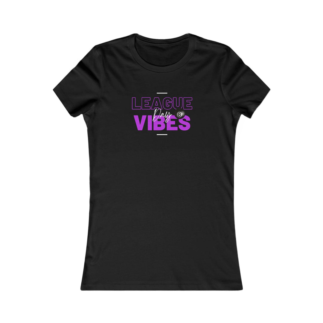 League Day Vibes - Women's Fitted Tee - BFLY BILLIARDS