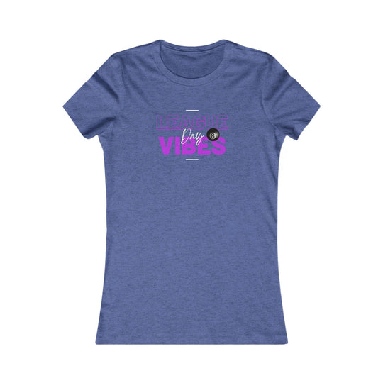 League Day Vibes - Women's Fitted Tee - BFLY BILLIARDS