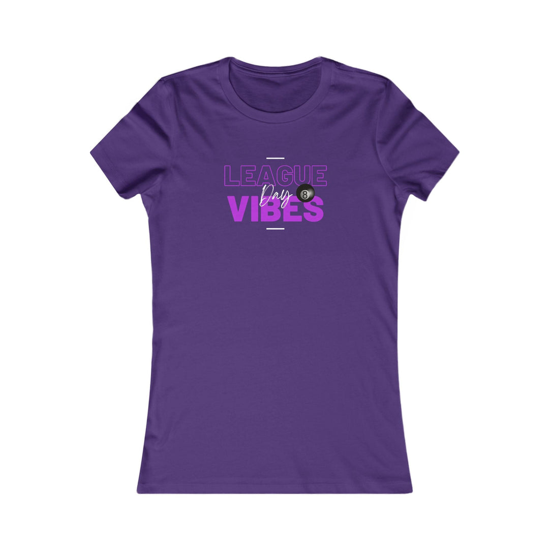 League Day Vibes - Women's Fitted Tee - BFLY BILLIARDS