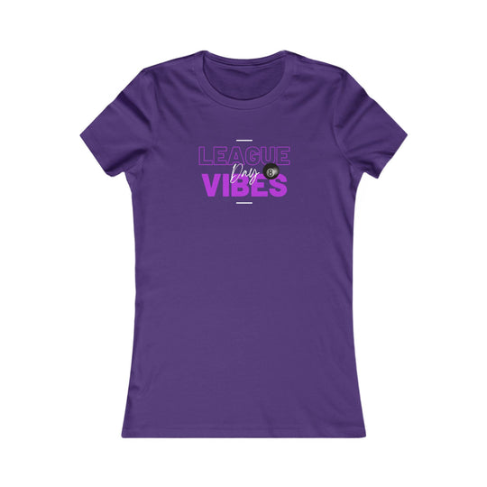 League Day Vibes - Women's Fitted Tee - BFLY BILLIARDS