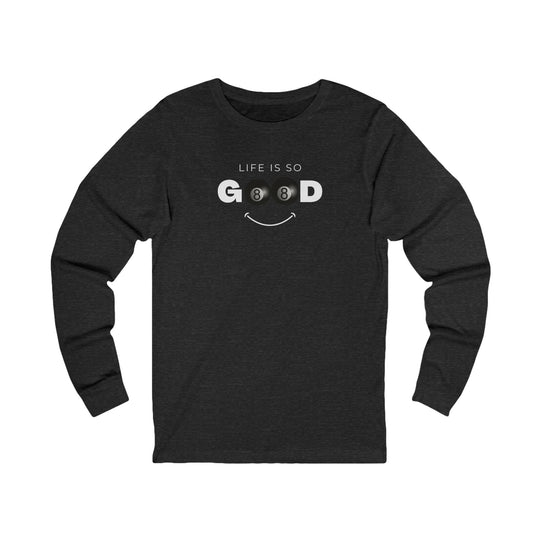 Life is So Good - 8 Ball - Unisex Long Sleeve Tee - BFLY BILLIARDS