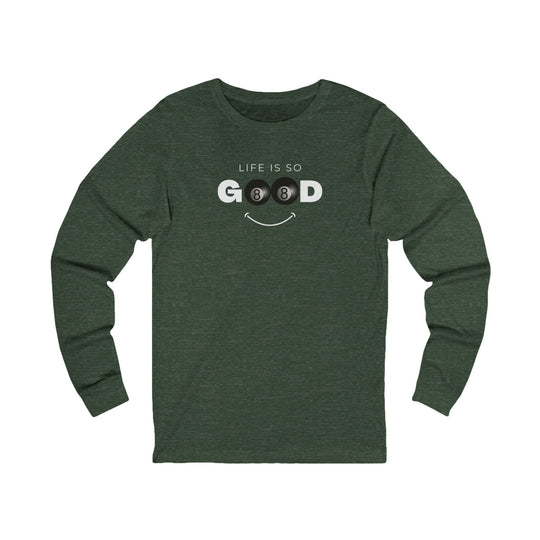 Life is So Good - 8 Ball - Unisex Long Sleeve Tee - BFLY BILLIARDS